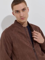 Casaco bomber com efeito camur�a