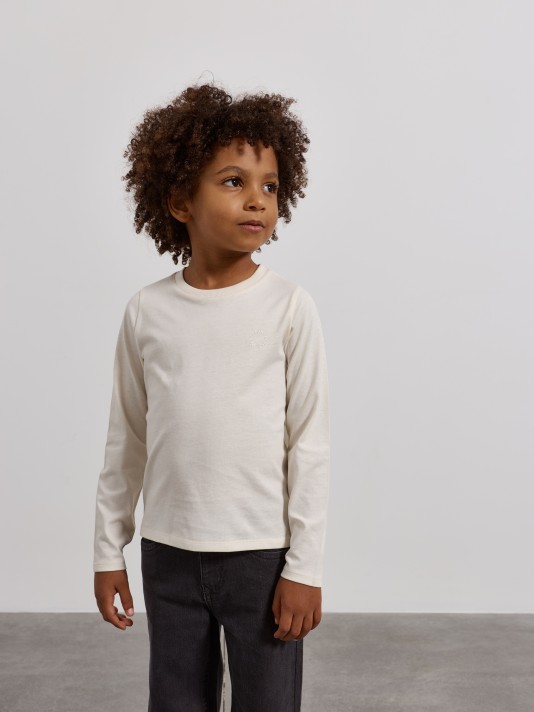 Camisola b�sica com estampado