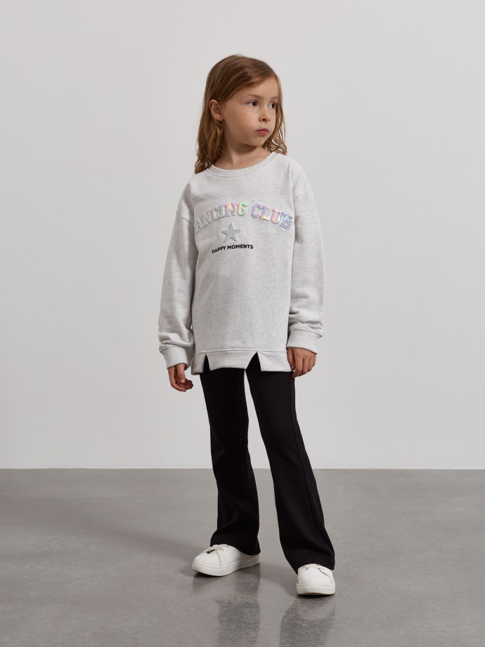 Conjunto de sweatshirt e leggings