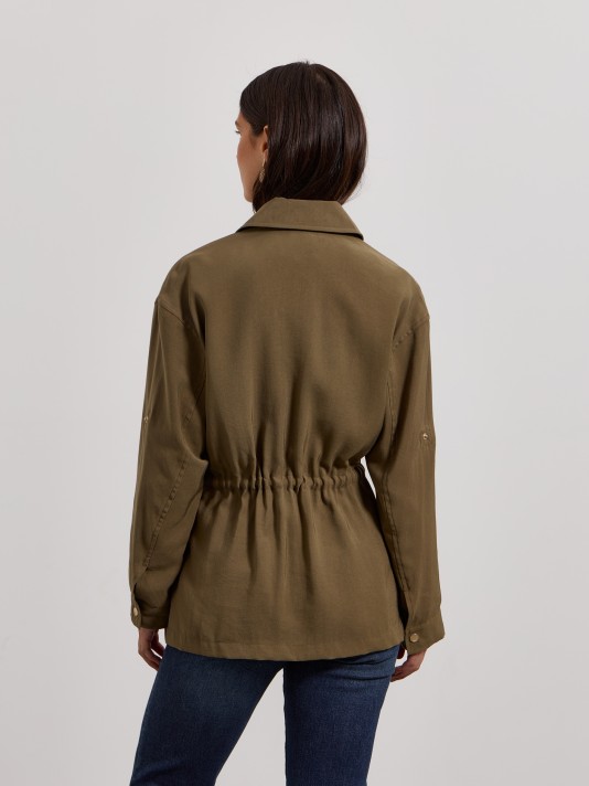Sobrecamisa com cordão ajustável Sobrecamisa com cordão ajustável