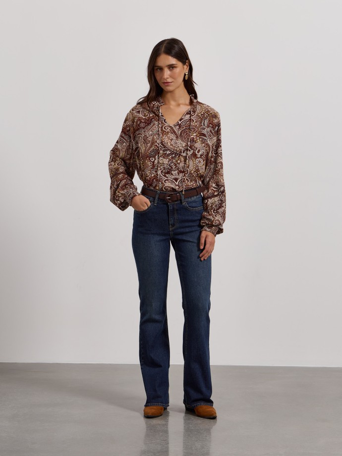 Cal�as de ganga bootcut push-up