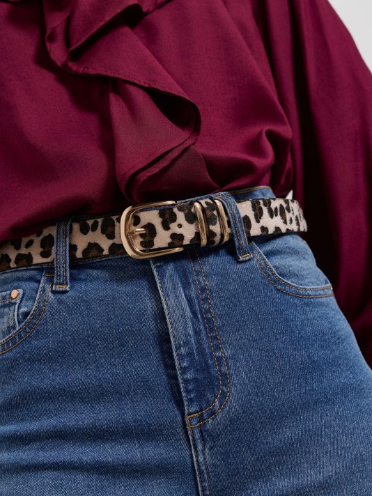 Cinto animal print