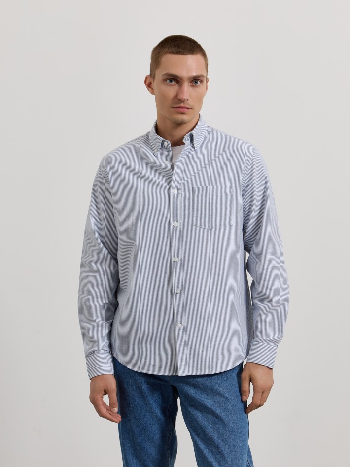Camisa oxford �s riscas