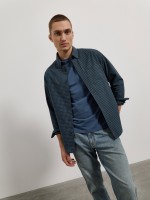 Camisa aos quadrados com bolso