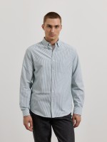 Camisa oxford com bolso