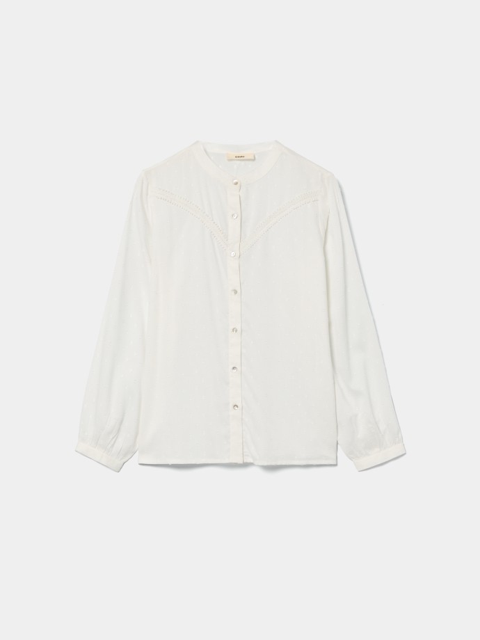 Camisa com renda