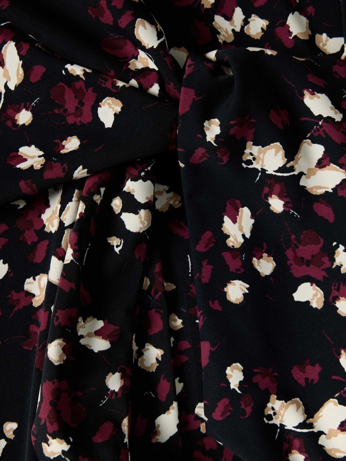 Vestido midi estampado