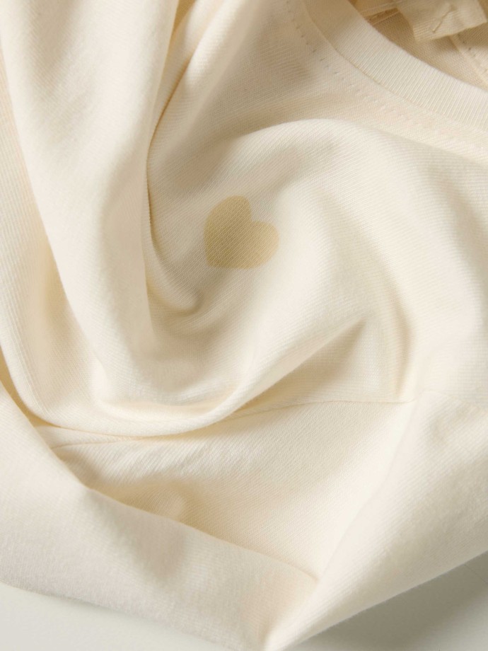 Camisola com detalhe estampado