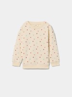 Sweatshirt estampada com corações Sweatshirt estampada com corações