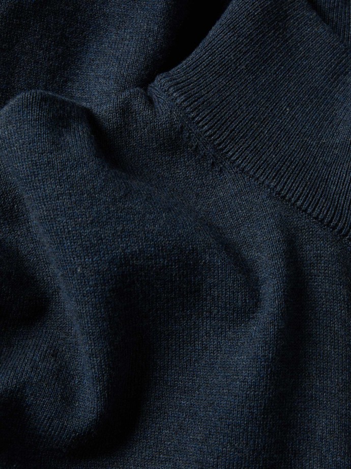 Camisola de malha com fecho