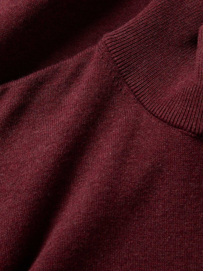 Camisola de malha com fecho