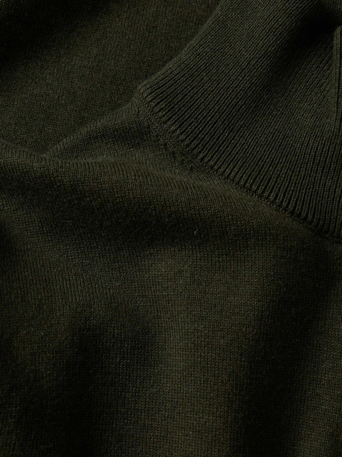 Camisola de malha com fecho