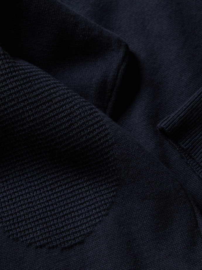 Camisola de malha com decote em V