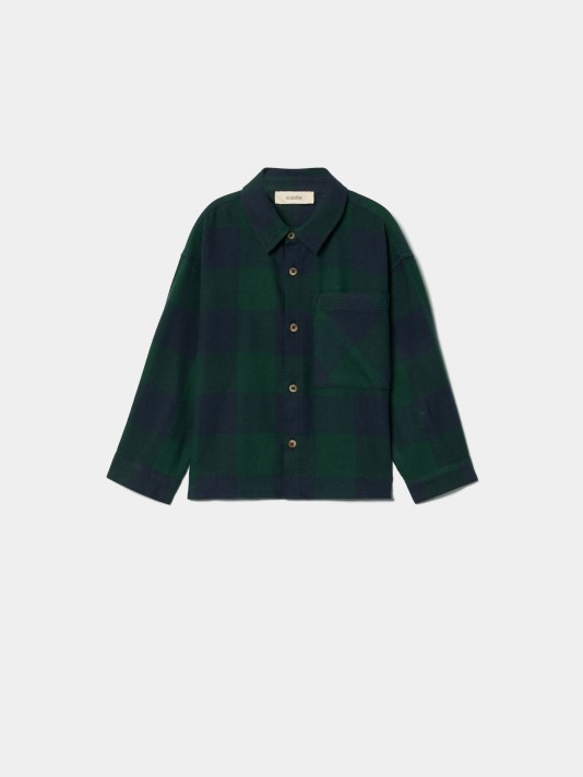 Sobrecamisa de flanela xadrez