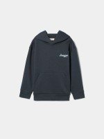 Sweatshirt com carapu�o estampada