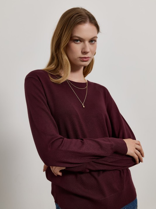 Camisola b�sica de malha