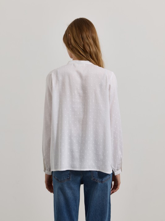 Camisa com renda Camisa com renda
