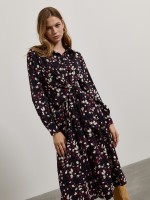 Vestido midi estampado