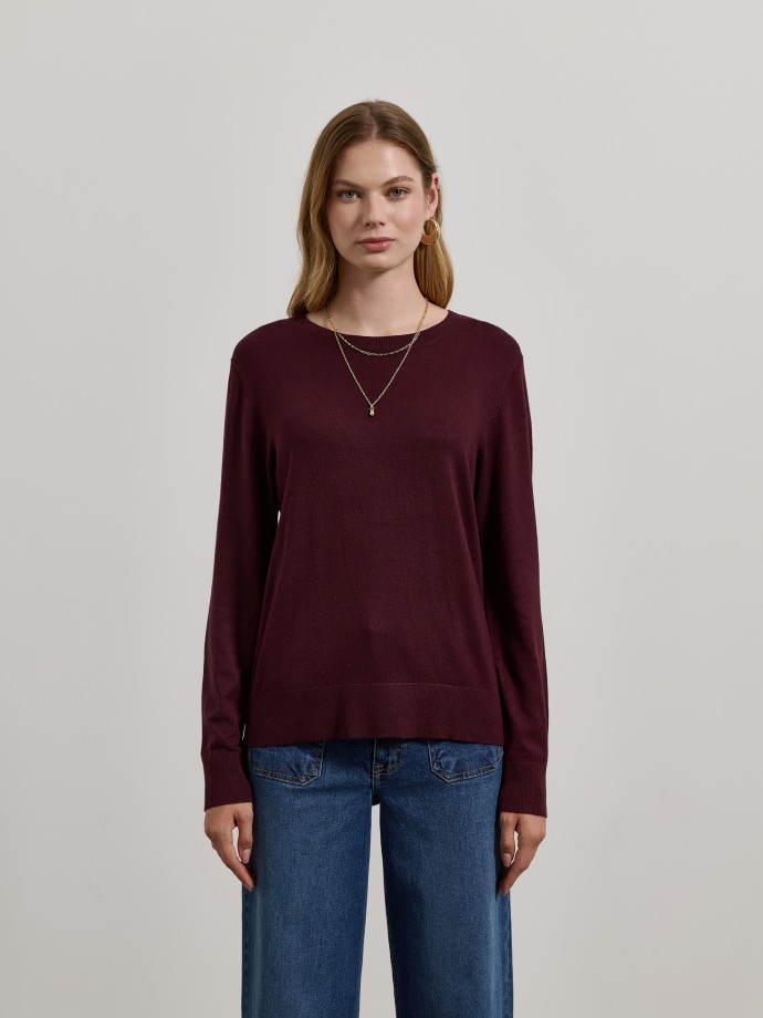 Camisola b�sica de malha