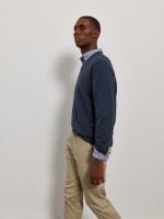 Camisola de malha com decote em V