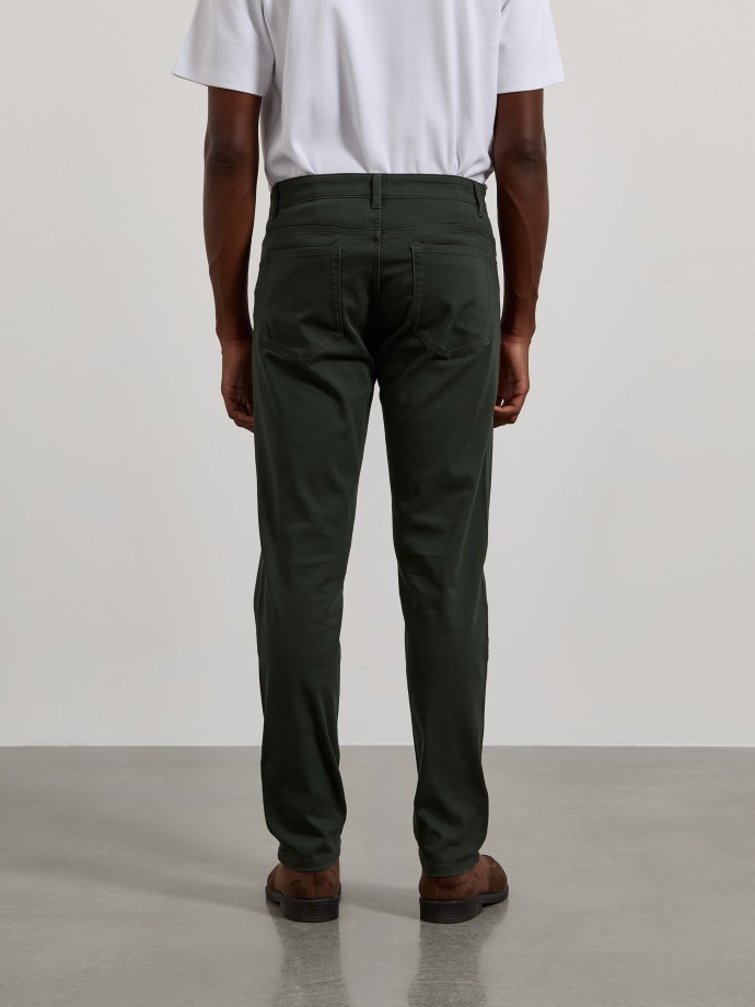 Cal�as de sarja slim fit