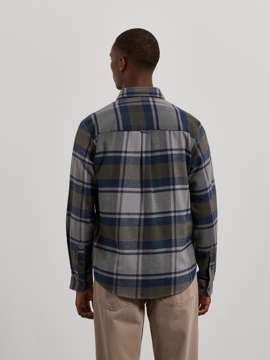 Camisa de flanela aos quadrados Camisa de flanela aos quadrados