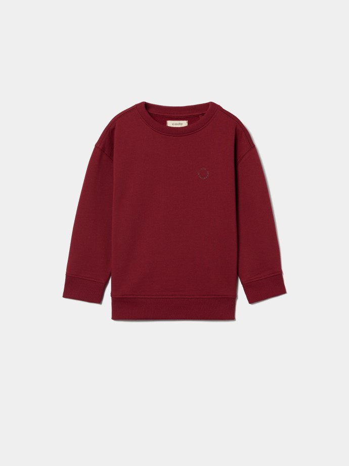 Sweatshirt com detalhe estampado