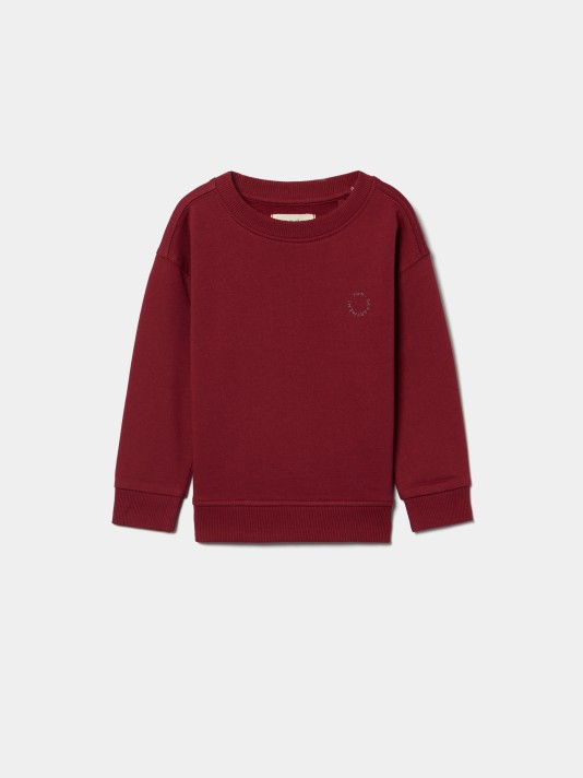 Sweatshirt com detalhe estampado