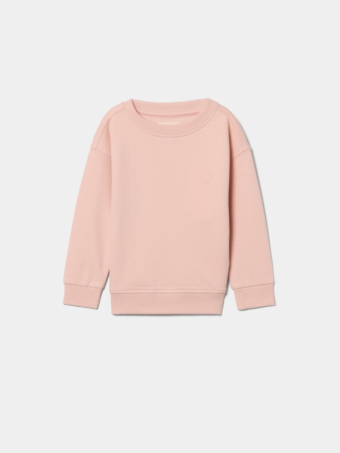 Sweatshirt com detalhe estampado