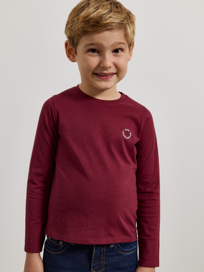 Camisola básica com estampado Camisola básica com estampado