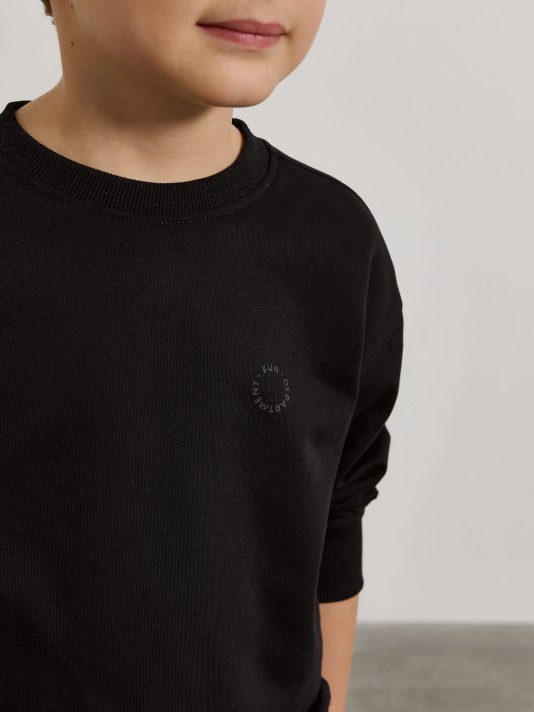 Sweatshirt com detalhe estampado Sweatshirt com detalhe estampado