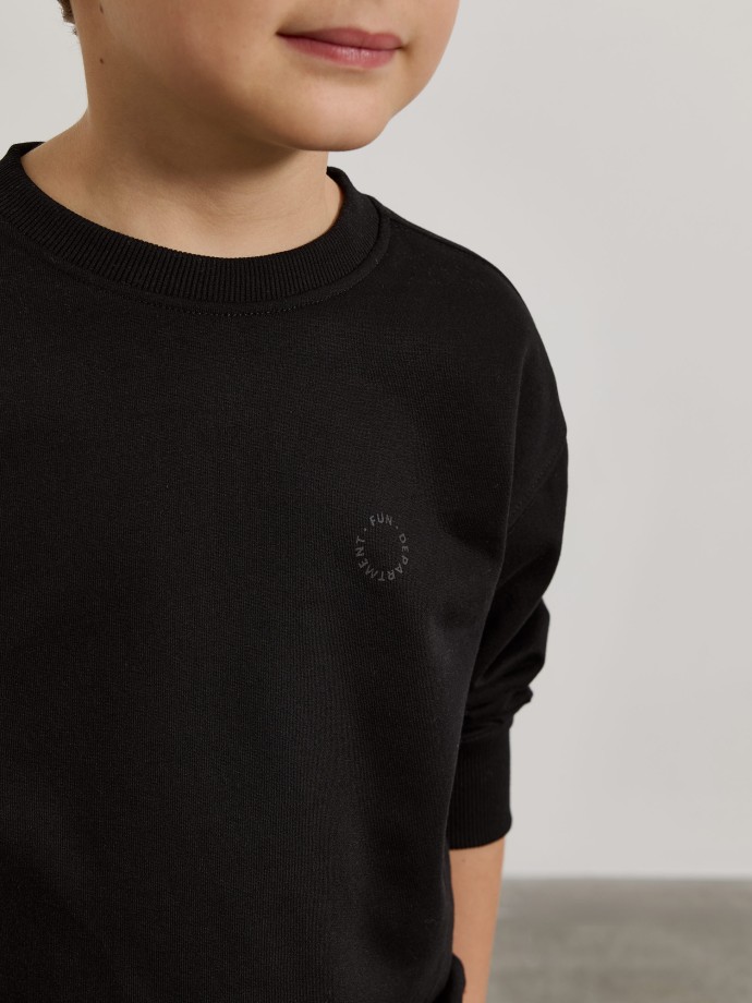 Sweatshirt com detalhe estampado Sweatshirt com detalhe estampado