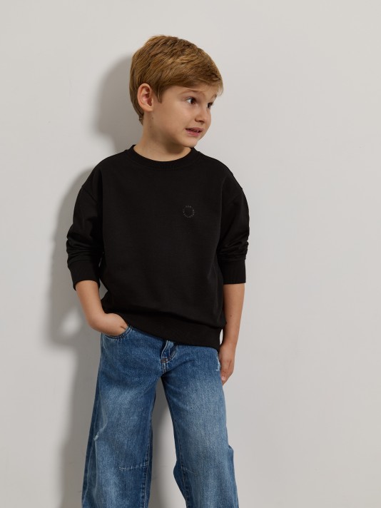 Sweatshirt com detalhe estampado Sweatshirt com detalhe estampado