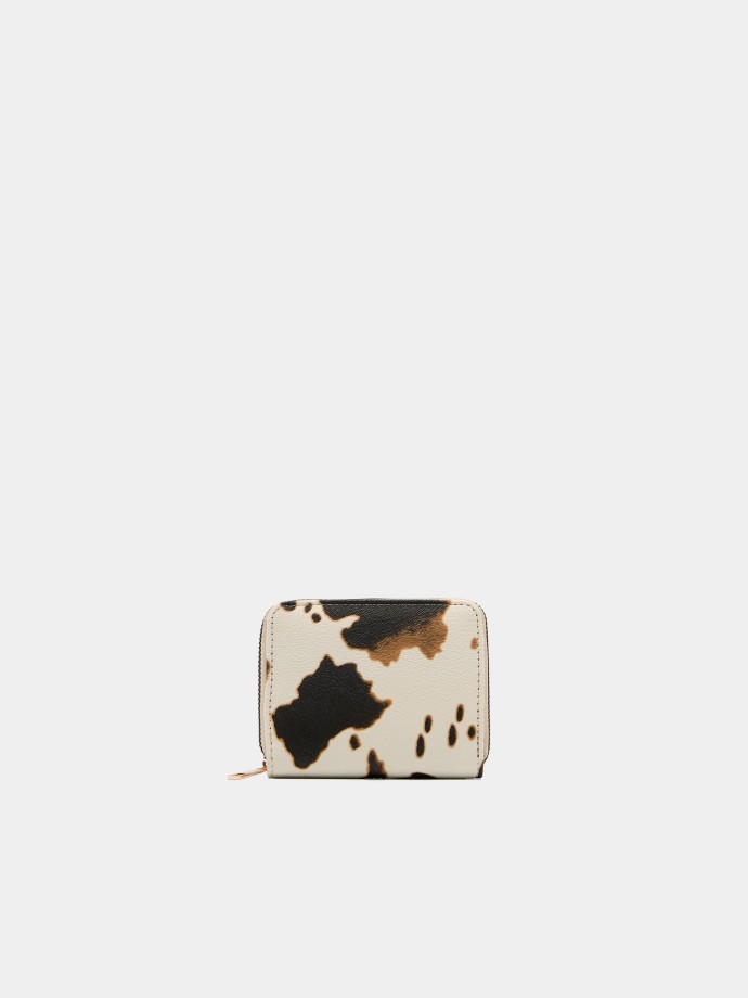 Carteira pequena animal print