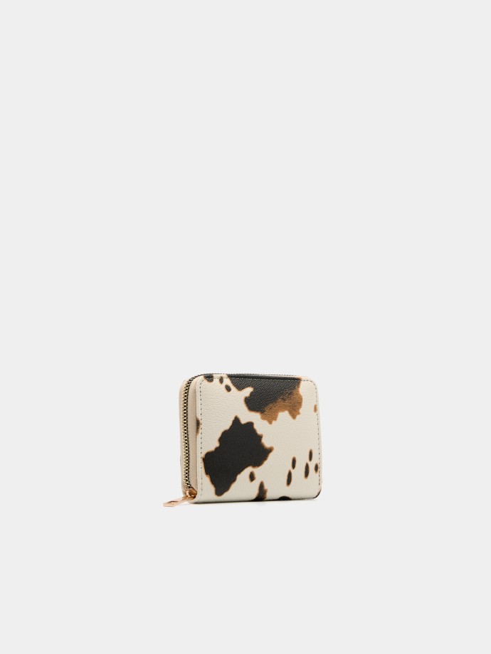 Carteira pequena animal print