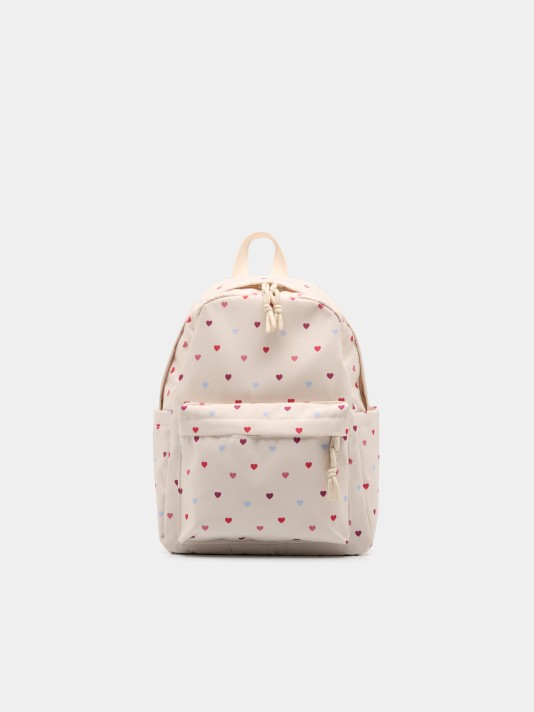Mochila com corações Mochila com corações
