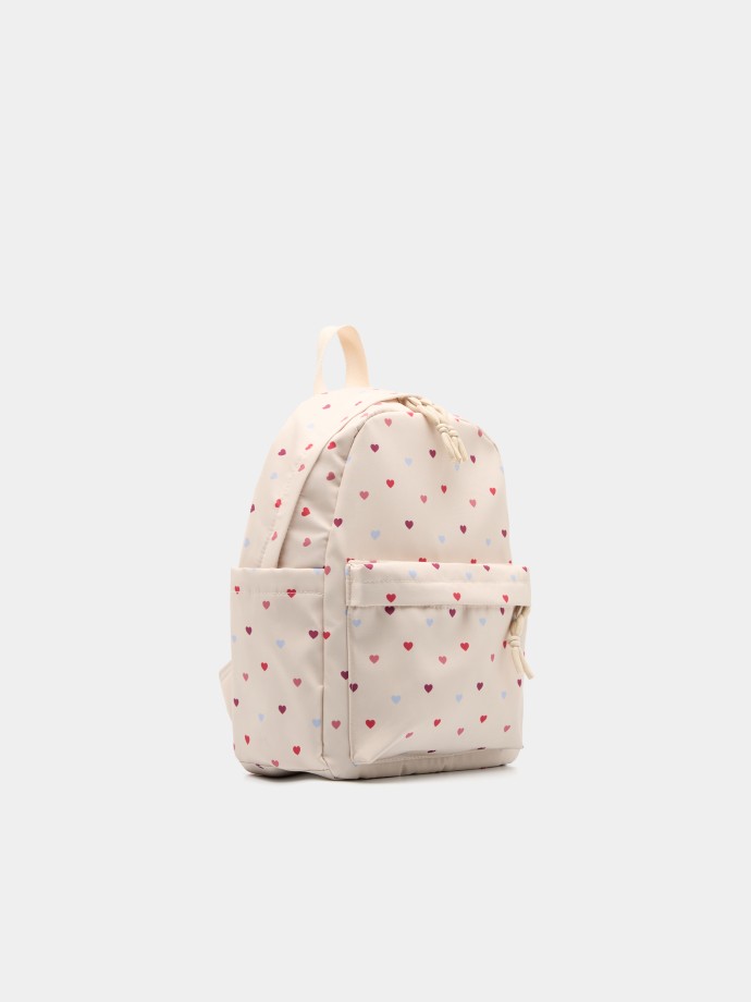 Mochila com corações Mochila com corações