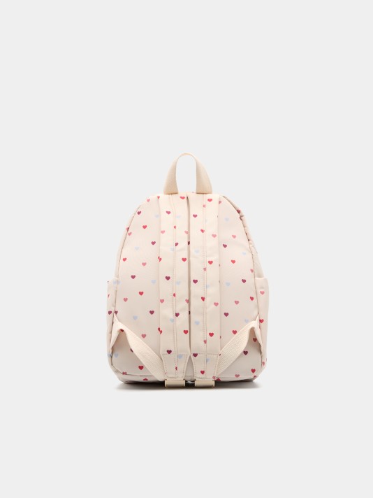 Mochila com corações Mochila com corações