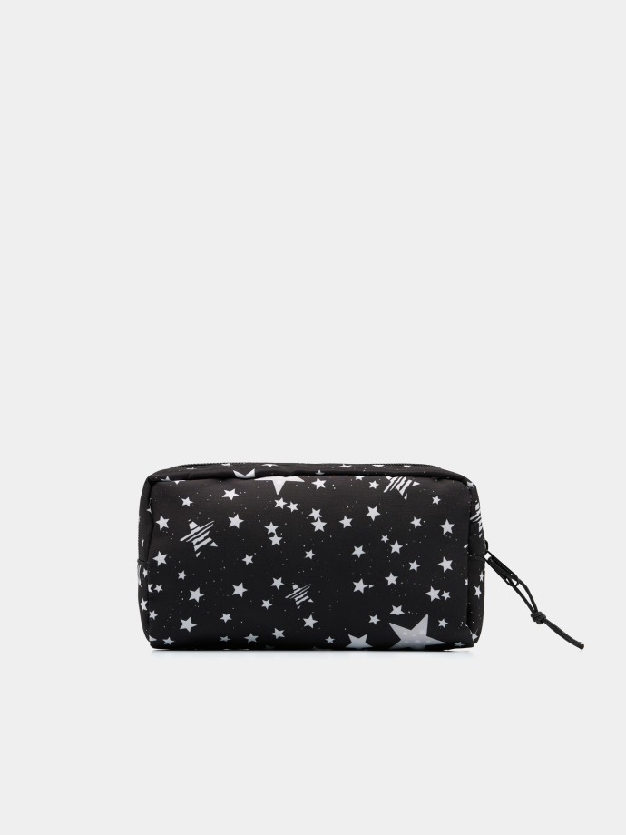 Estojo com estampado de estrelas