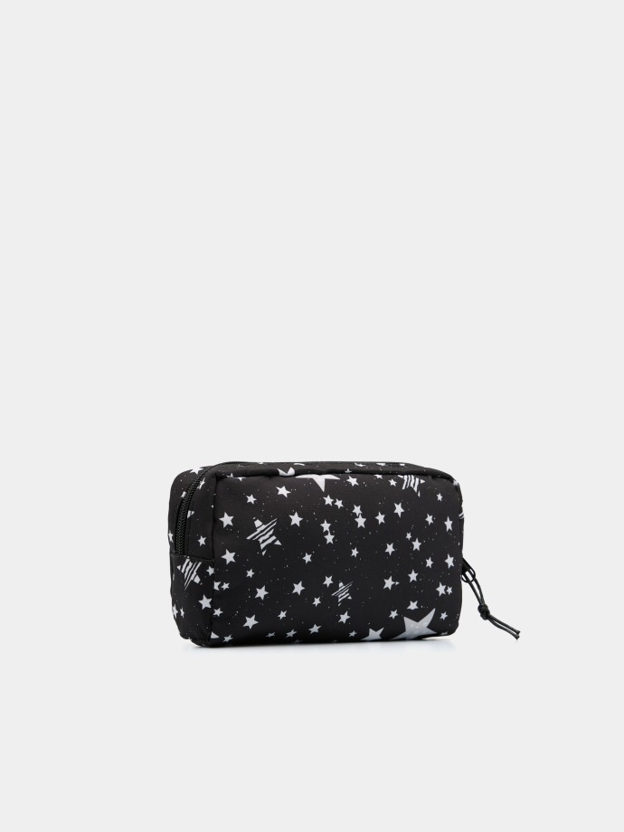 Estojo com estampado de estrelas