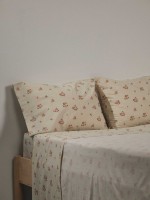 Conjunto de len��is estampados de casal