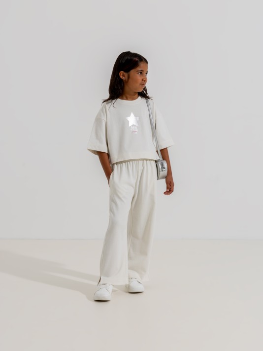 Conjunto de fato de treino estampado