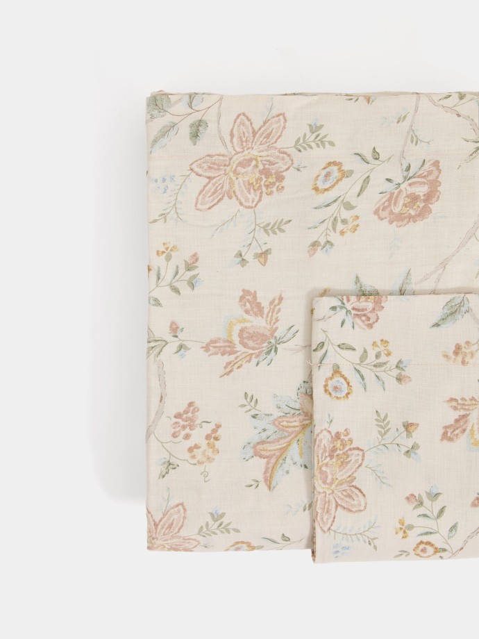 Conjunto de len��is estampados de king size