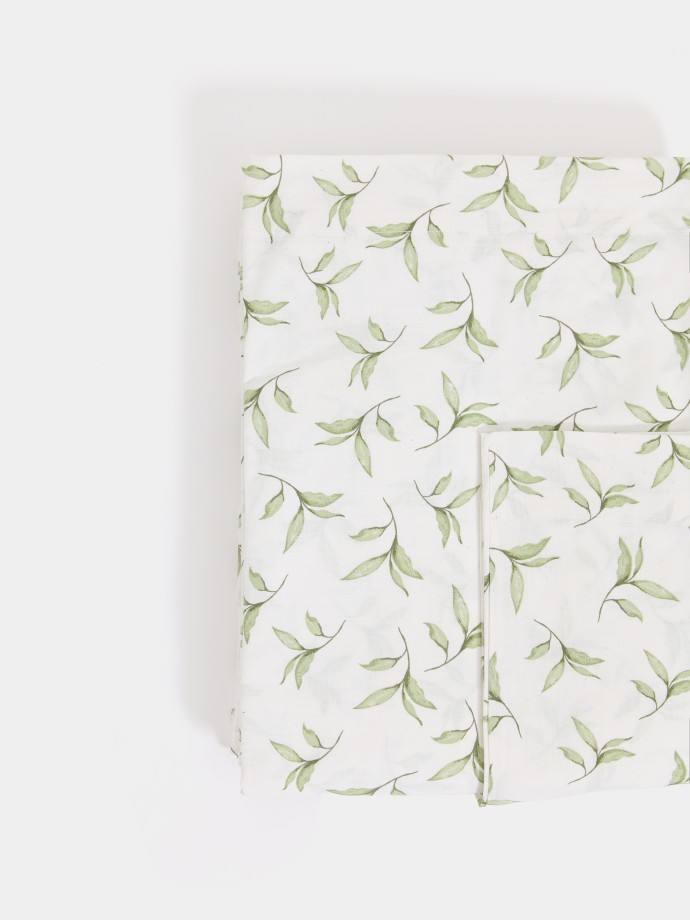 Conjunto de len��is estampados de king size