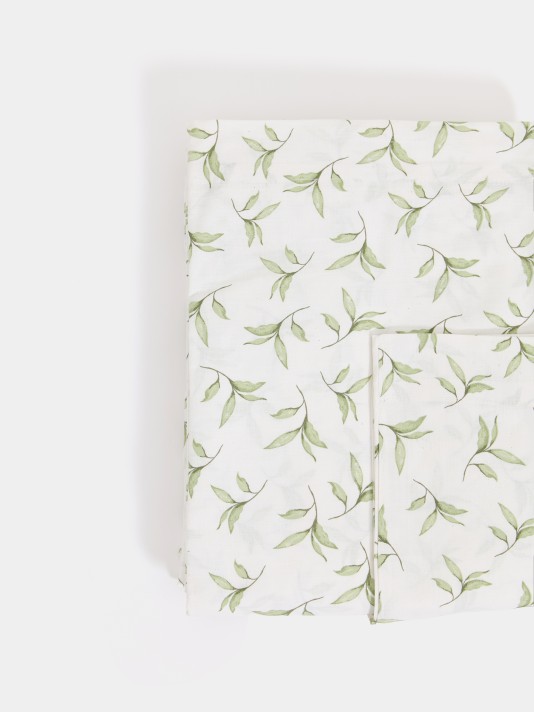Conjunto de len��is estampados de king size