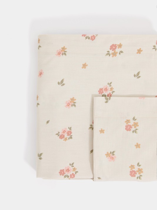 Conjunto de len��is estampados de king size