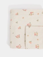 Conjunto de len��is estampados de king size