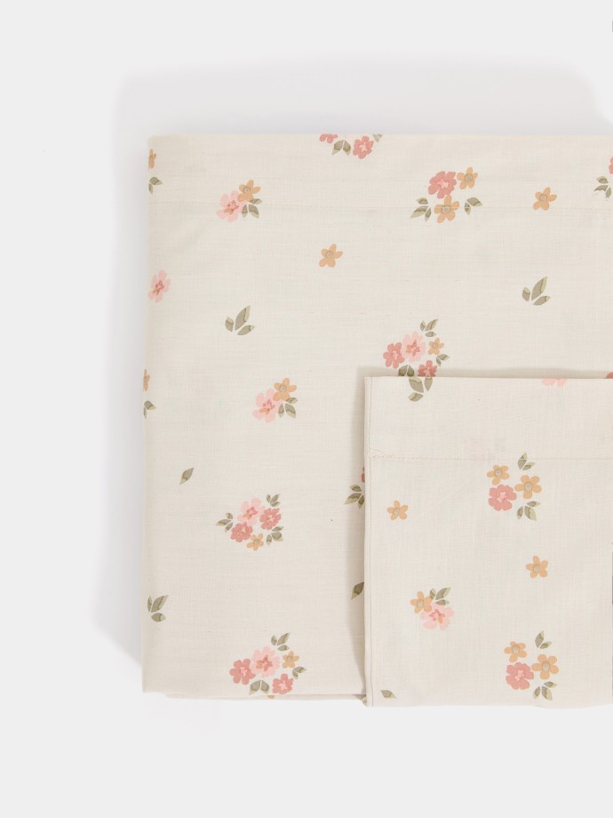 Conjunto de len��is estampados de king size