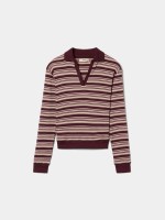 Polo de malha às riscas Polo de malha às riscas