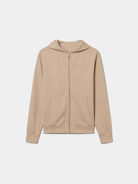 Casaco de malha com carapu�o